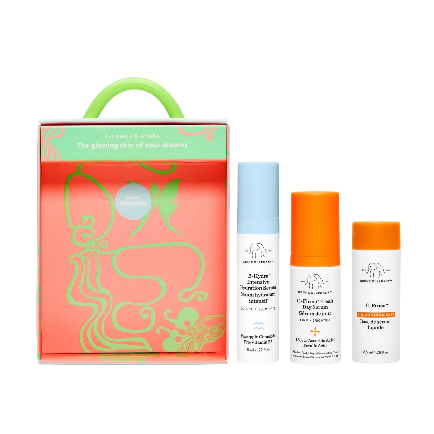 Drunk Elephant Day Dream Vitamin C + Hydratation Serum Duo 2.0